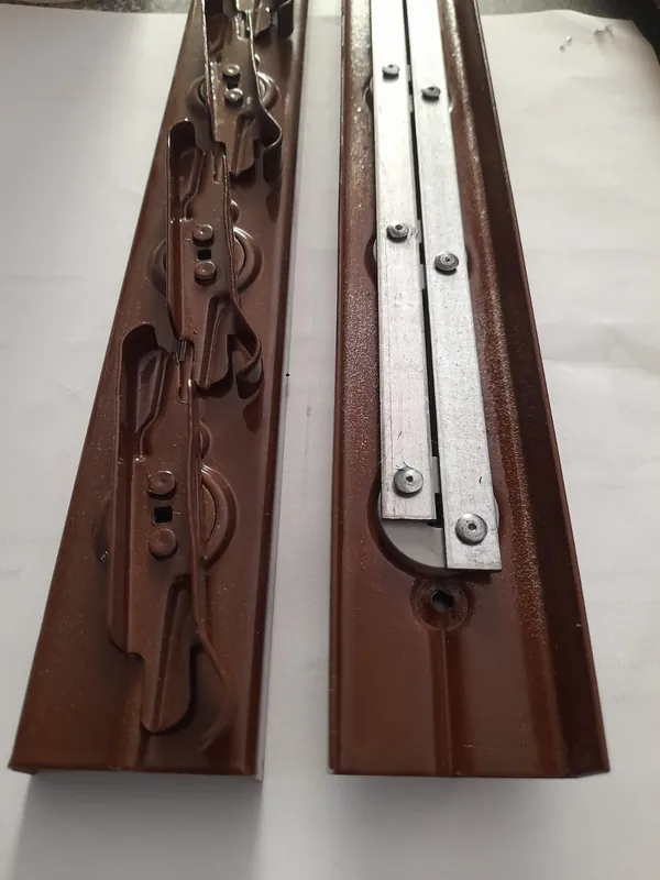 Meccanismo per persiane orientabili LAS in legno da 36 mm 8 lamelle 500 mm 6048 Uitverkoop
