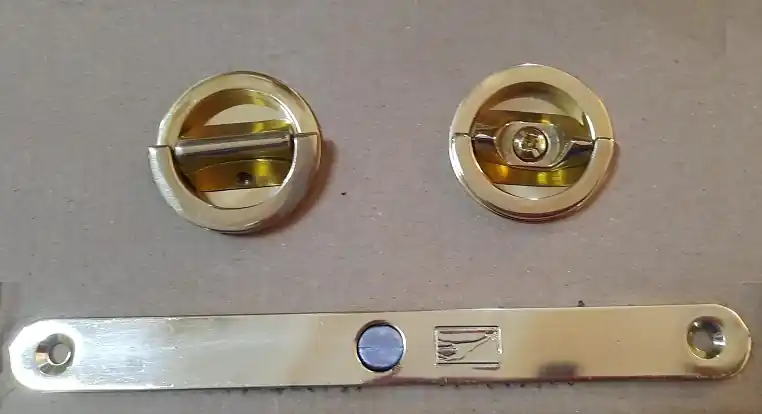 Kit serratura e maniglie per porte libro B63 oro 28713 Nieuw