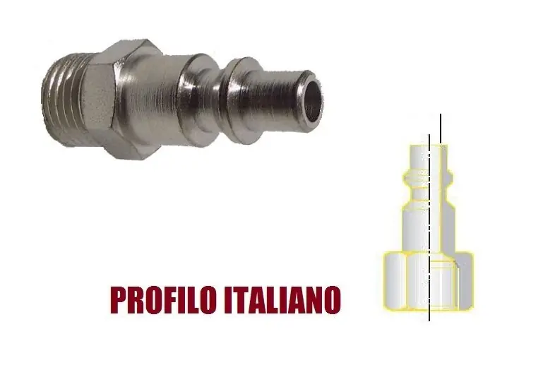 Beperkt Aanbod Raccordo innesto rapido/maschio maschio 1/8 3760