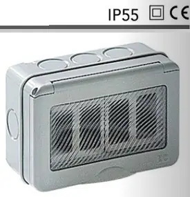 Scatola stagno porta comandi MAGIC 4 posti 29417 Nu Kopen
