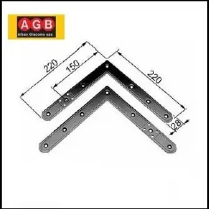 Veilige Betaling Bandella ad angolo H009190293 per sistema Abaco Sinistra 2281-sx