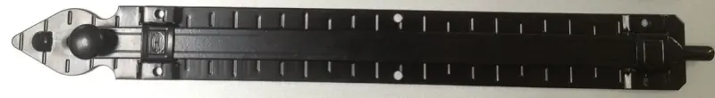 Catenaccio verticale nero tecno cm40 2477 Fabrieksprijs