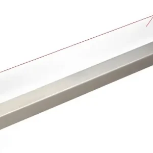 Actieprijs Maniglia per mobili moderna 3110 acciaio INOX interasse 480mm 21516