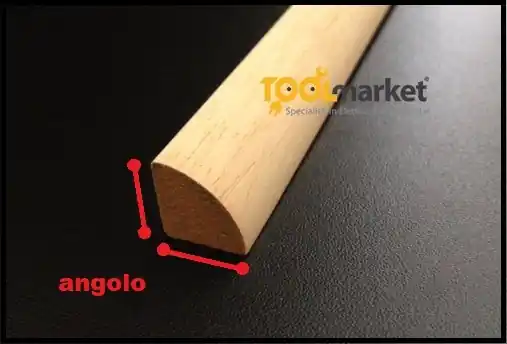 Profilo quarto di tondo mt3 angolo 20mm x 20mm 21161 Koop Online
