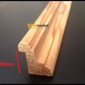 Fermavetro legno sagoma F18 legno grezzo Pino 20506 Seizoensaanbieding