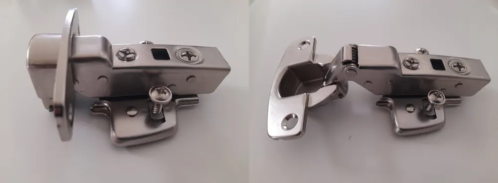 Cerniera a scatto 35 mm Hettich Sensys ammortizzata soft 8645i media - collo 9.5 19883 Gratis Retour