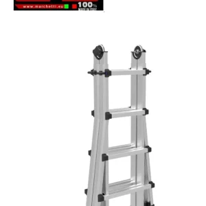 Betaalbaar Scala telescopica estensibile Marchetti Black 10+10 gradini 16467