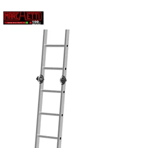 Laatste Versie Scala telescopica estensibile Marchetti Black 9+9 gradini 16446