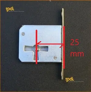 Beperkte Voorraad Serratura per mobili da infilare perfect SX entr. 25 mm 14862-26sx