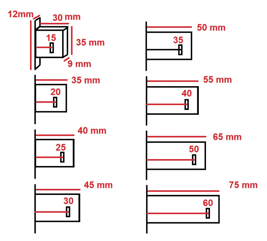 Hete Deal Serratura per mobili da infilare perfect SX entr. 20 mm 14862-20sx