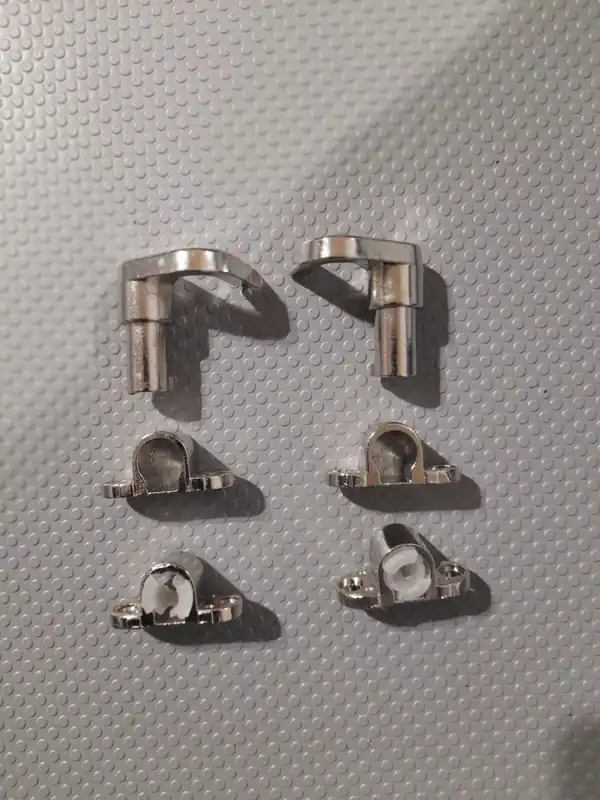 Serratura ad aste rotanti per mobili Set accessori cromati 33108 Gratis Retour