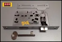Serratura patent piccola cromo opaco bordo quadro B00572xx34 entrata 50 14630-50bq Veilige Betaling
