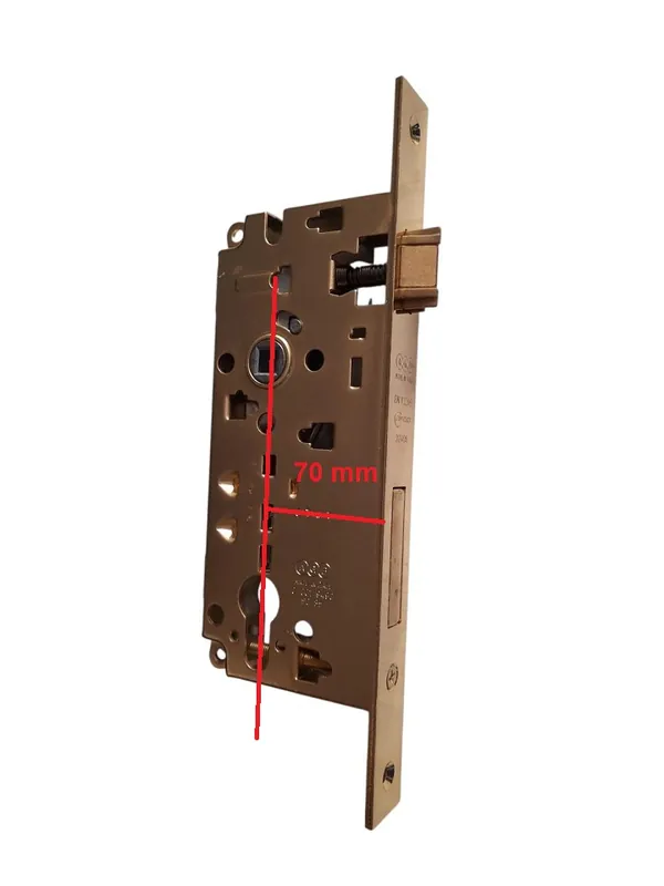 Beperkt Aanbod Serratura foro Yale ottonata 852 B80852XXXX AGB entrata 70mm 14601-70