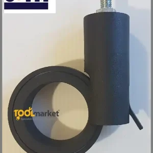 Express Levering Ruota ROTOLA100 OgtM Nera con perno 12656