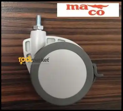 Must-Have Ruota Bigrigio 80 con perno filettato e freno 16257