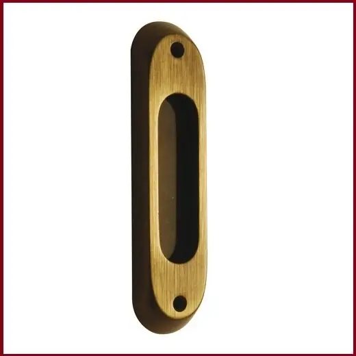 Premium Maniglia ad applicare per porte scorrevoli Bronzo graffiato 11850-c