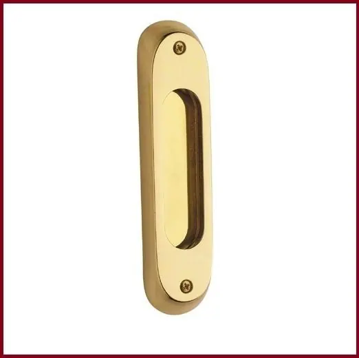 Maniglia ad applicare per porte scorrevoli Ottone lucido 11849 Lage Prijs
