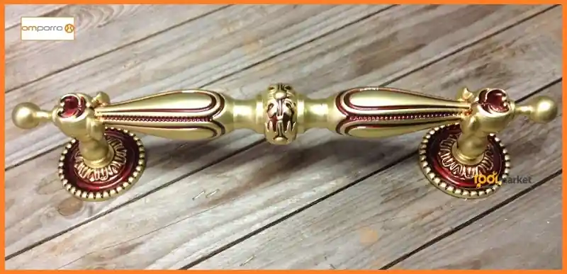 Uitverkoop Maniglione porro 423 da 28cm Oro antico 11522