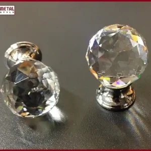 Aanbieding Pomolo tondo cristallo per mobile sfera/cromo Metalstyle 24EM.050055.xx diametro 30mm 10810