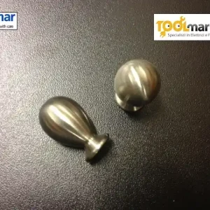 Pomolo tondo Ø 15 mm art 290 per mobile Pamar Nikelsatinato 10428 Favoriet