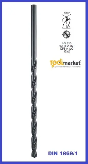 Koopje Punta HSS rettificata extra-lunga DIN1869/1 mm 6x205 10129