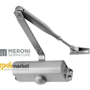 Alleen Vandaag Chiudiporta aereo modello DC110 - MERONI Argento 17554