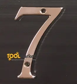 Gratis Retour Numero civico CROMO lucido numero 7 15646-7