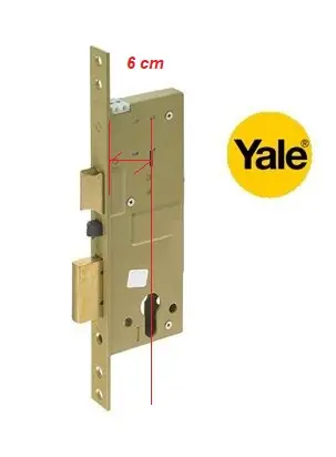 Serratura elettrica da incasso Yale 581 entrata 60mm 14403-60 Meest Verkocht