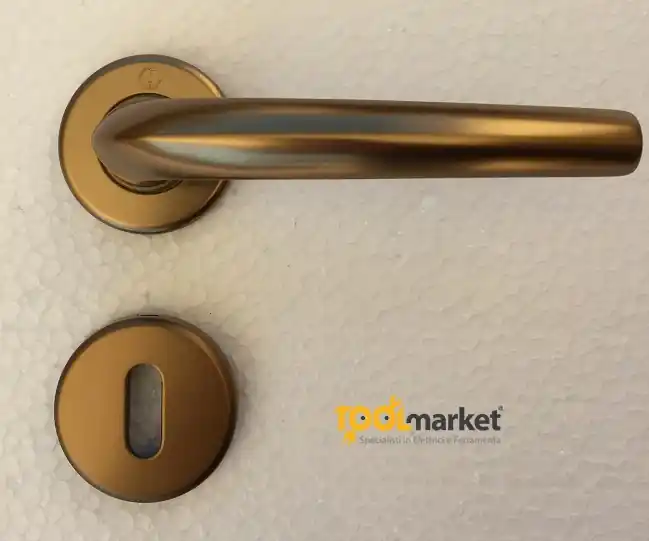 Maniglia San Diego Hoppe alluminio bronzo bocchetta foro patent 6662patent Laatste Kans
