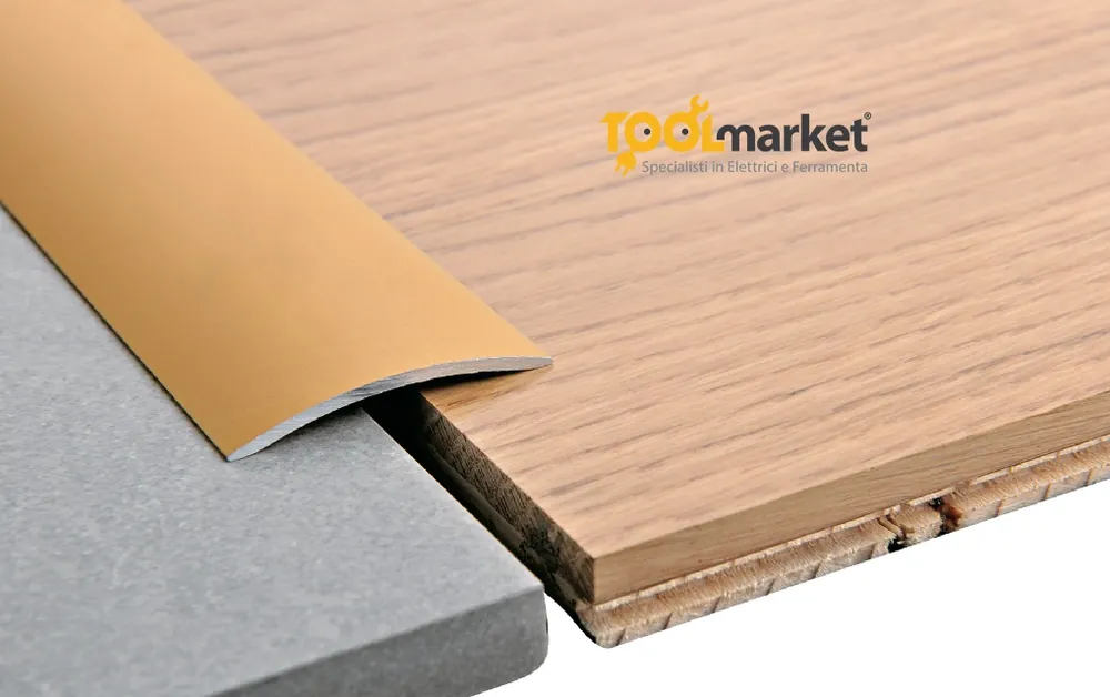 Profili autoadesivi per pavimenti da 2.70 mt Oro 4353 oro Goedkoop