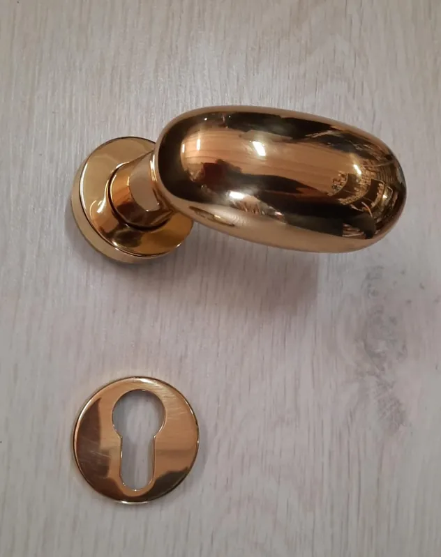 Pomolo maniglia girevole coppia Arieni Idra Ottone lucido 9173 Koop Vandaag