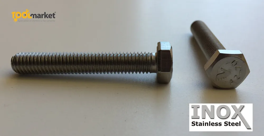 Bulloni testa esagonale INOX diametro 10mm 10x40 pezzi 50 5783 Populair