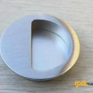 Maniglia incasso 48 con bordo per scorrevoli Cromo satinato 9432 Koopje