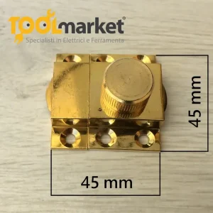 Targetta in ottone Ottone lucido 2370 Hoge Kwaliteit