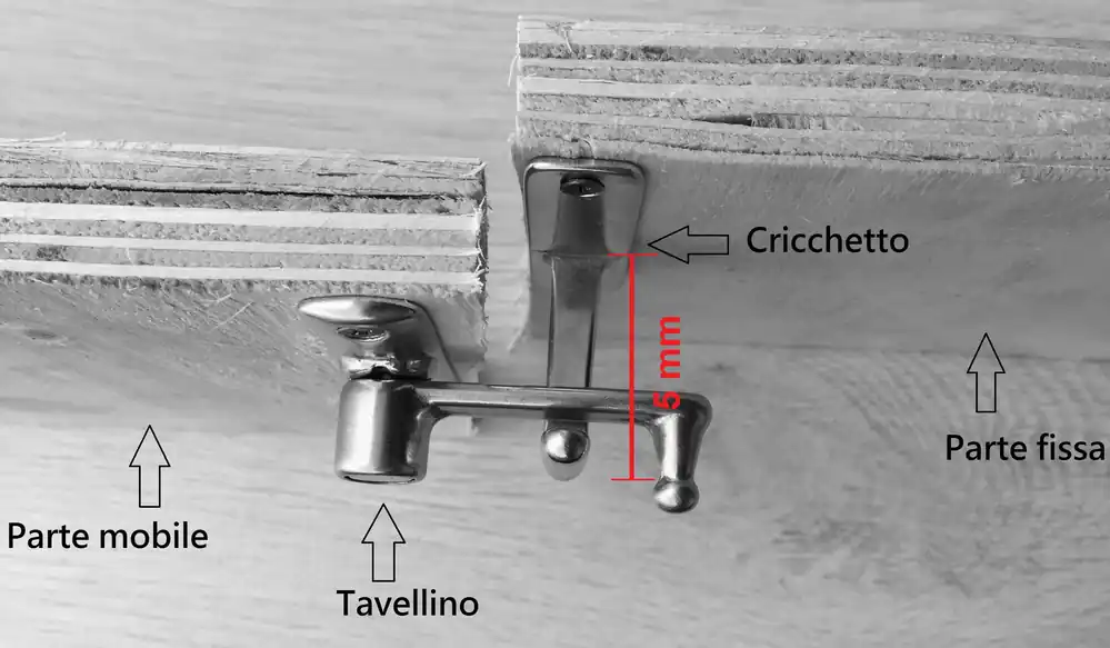 Lage Prijs Tavellino in ottone lucido 5 mm 16470-5mm