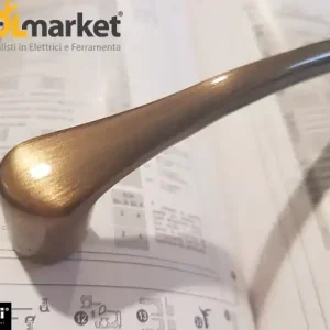 Beste Prijs Maniglia per porte scorrevoli art.160 reguitti Bronzo graffiato lucido 12641