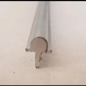 Binario alluminio semi-incasso per scorrevoli Sliding da 3 mt Argento 15110 Veilige Betaling