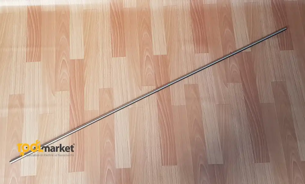 Tubo porta mestoli Manart Nichel Satinato Tubo 150cm 9984-nichelsatinato Finale Uitverkoop
