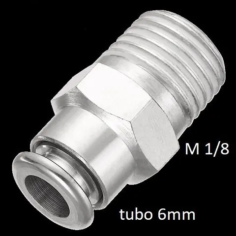 Raccordo rilsan rapido - maschio rilsan6 - M1/8 17324 Direct Beschikbaar