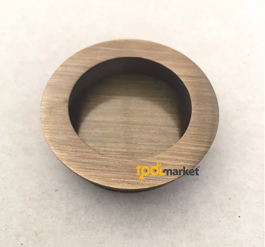 Hoge Kwaliteit Maniglia incasso tonda foro 40 mm Bronzo graffiato 3238