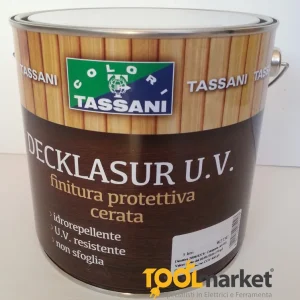Bestseller Vernice protettiva cerata Decklasur lt 2,5 Tassani trasparente 24541traspar
