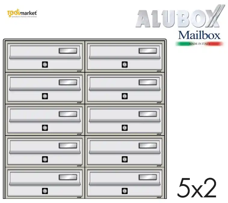 Casellare condominiale Slim 5X2 SLIM5x2 Weekendaanbieding