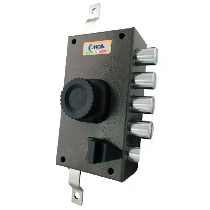 Snelle Levering Serratura di sicurezza JM524 Moia ad applicare con chiave punzonata Destra 33118 dx