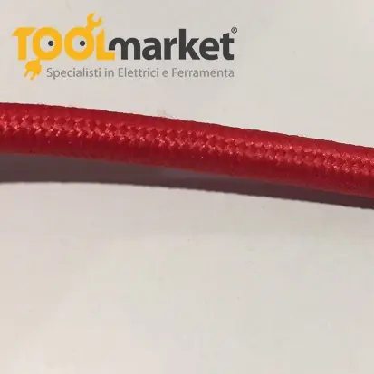 Premium Cavo telato tondo 2x0,75 Rosso 26112-rosso