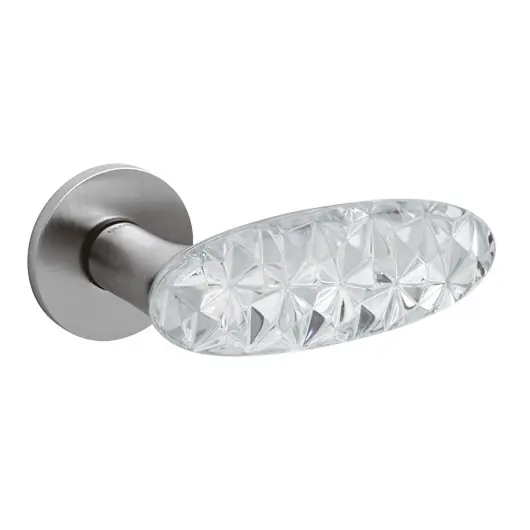 Direct Verzonden Maniglia Olivari Crystal Diamond Cromo satinato oliv-cryst-diam-cromsat