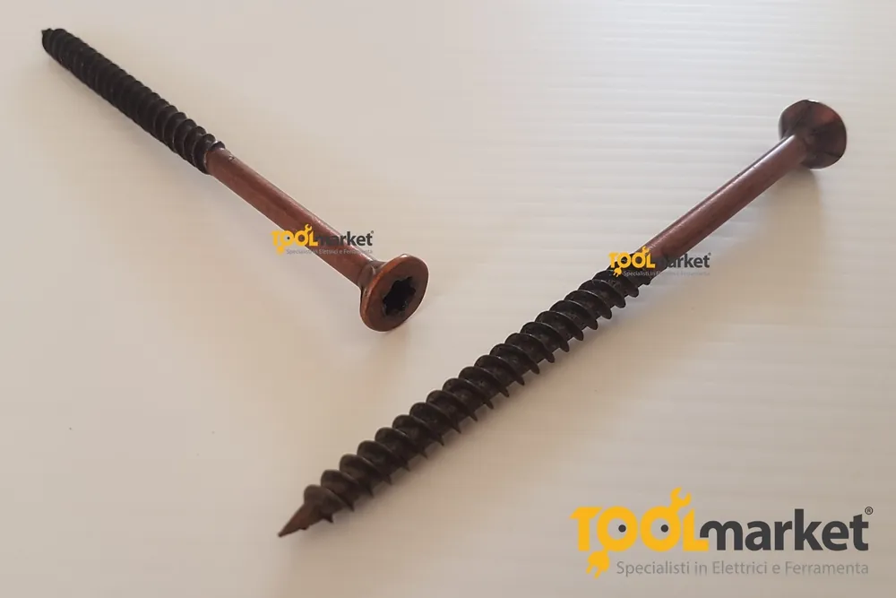 Viti Torx per legno bronzate 4x25 pezzi 1000 19145 Laatste Versie