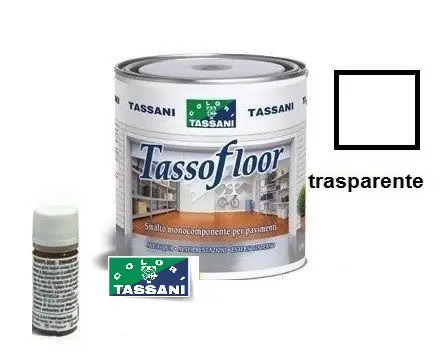 Smalto all‘acqua per pavimenti 750 ml tassofloor TASSANI trasparente 32043+1651 Shop Nu