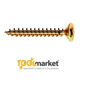Voordeelprijs Viti per legno tropicalizzate zincatura gialla 4mm 4x25 500pezzi 18313 - 22433