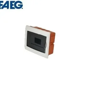 Centralino ad incasso con portello binario DIN estraibile IP40 Faeg 6 moduli 29410 Exclusieve Aanbieding