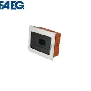 Beperkte Voorraad Centralino ad incasso con portello binario DIN estraibile IP40 Faeg 8 moduli 29401